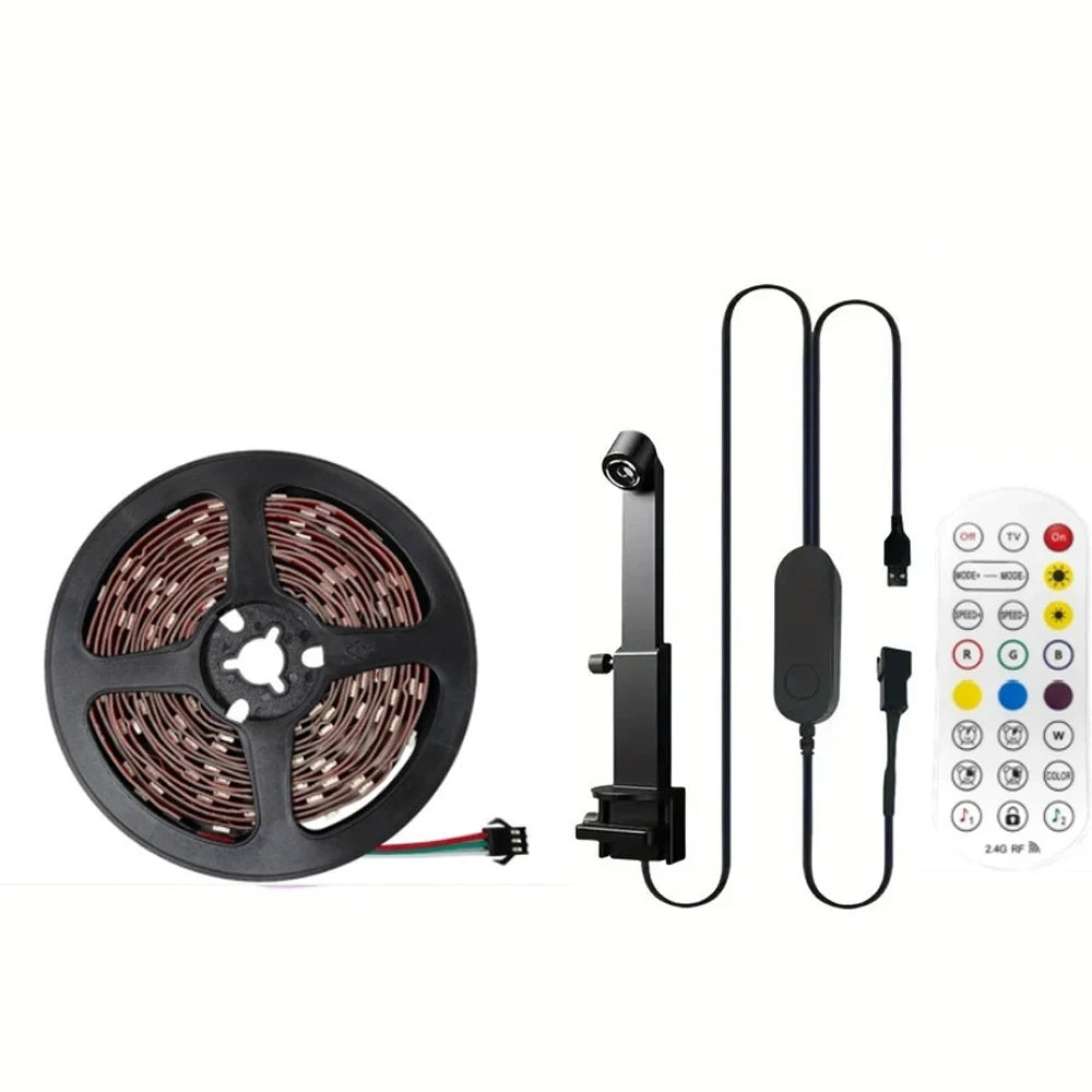 RGBIC TV Backlight Strip — App & Music Sync (55–75 inch)