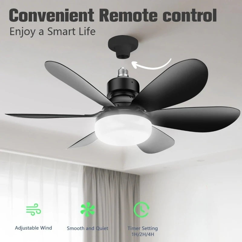 LED 40W Ceiling Fan with Remote Control & 3 Color Temperatures