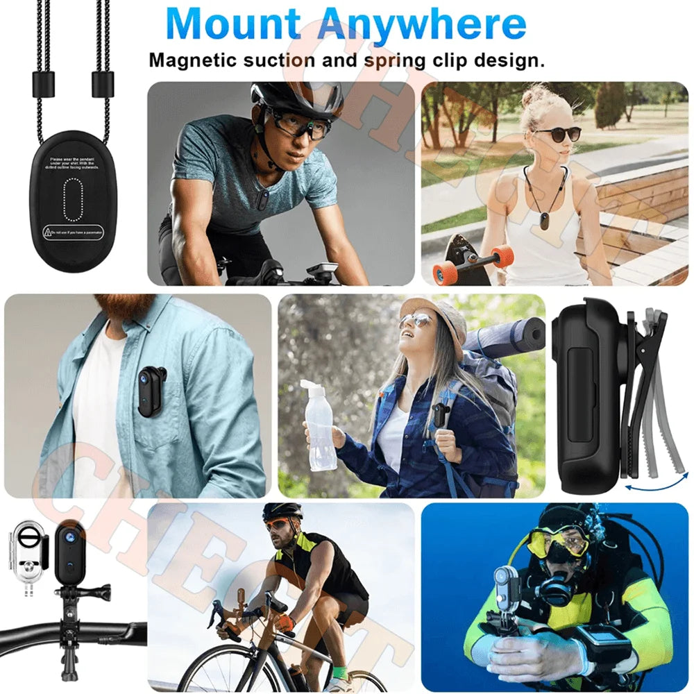 4K Motorcycle POV Mini Action Camera with WiFi