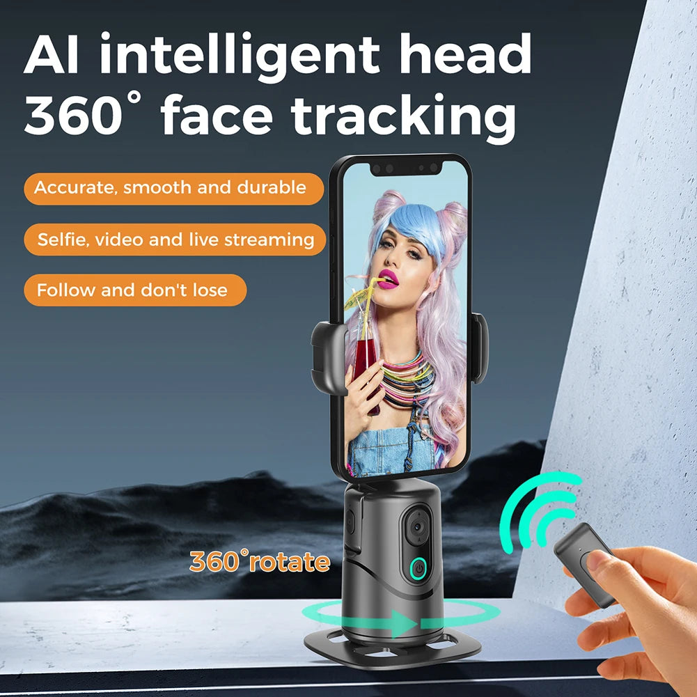 360° Auto Tracking Phone Holder