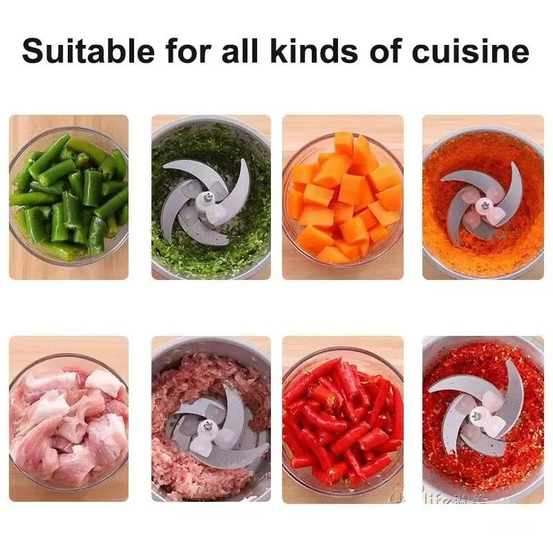 Multifunctional 5L Electric Meat Grinder & Food Processor