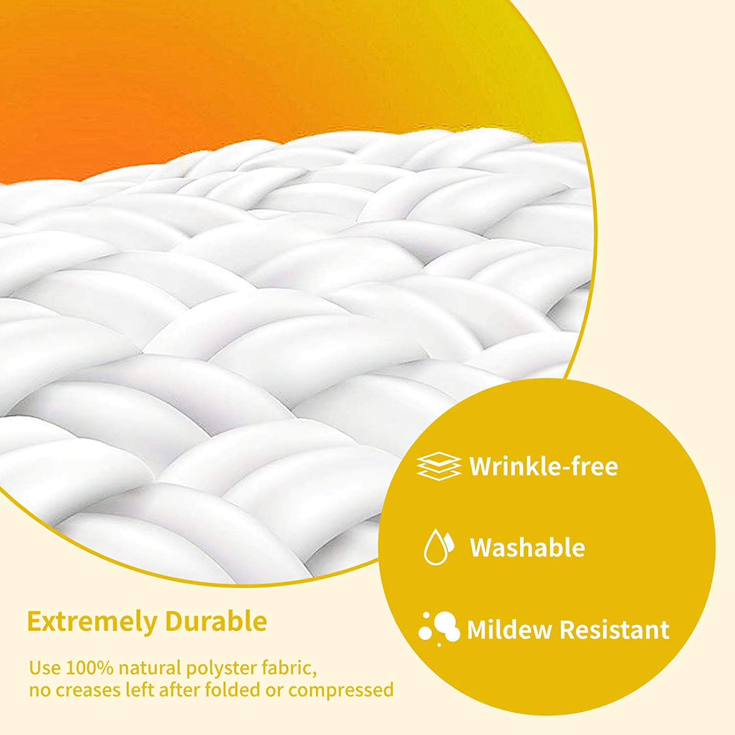 Foldable Projection Screen – 60 to 150 Inch 16:9 Full HD 4K Outdoor Projector Curtain