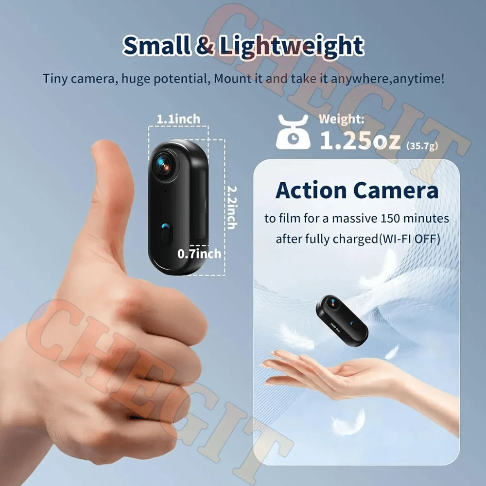 4K Motorcycle POV Mini Action Camera with WiFi