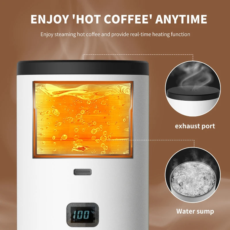5-in-1 Portable Coffee Machine — 7800mAh Battery Powered