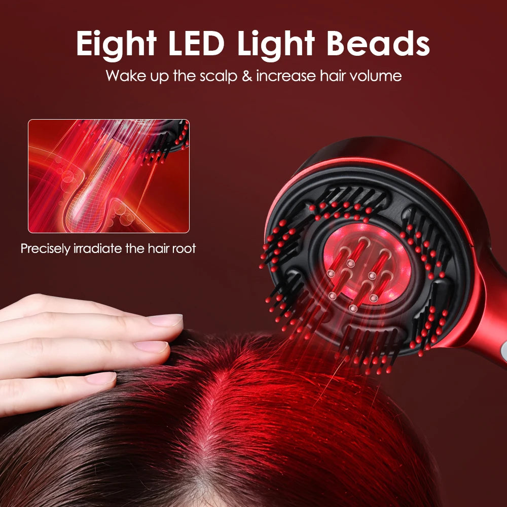 Electric Scalp Massage Comb — Vibration Hair Growth Stimulator